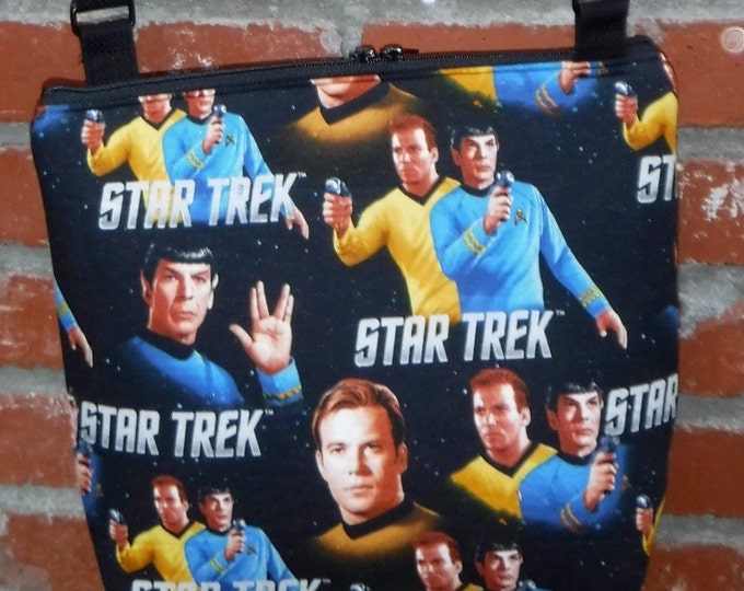 Custom - Star Trek Spock and Kirk: tablet tote