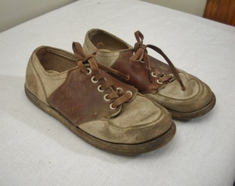 Vintage Child Size Saddle Shoes