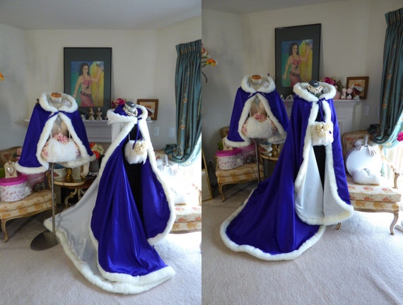 Beauty and the Beast Bridal Cape 52/67-inch Royal Purple / by ...