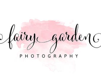 Watercolor Logo, Photography Logo, Logo Design, Logo, Premade Logo Design, Calligraphy Logo, Boho Logo Design, Branding, Business Logo, .