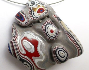 Fordite Bead Detroit Agate Vintage Ford Motors Paint Car Deposit Small Nugget Colorful Rainbow Jewelry Lapidary Rough Material Rare