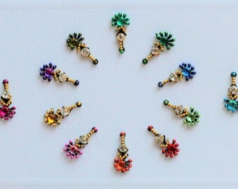Bindi Self Adhesive Indian Dots Bollywood Beads Rhinestone