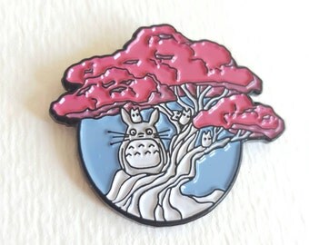 Totoro Spirit Tree enamel pin, limited edition, lapel pin, party supplies, party favors