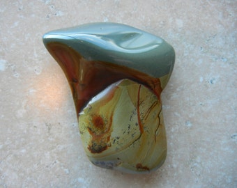 Unique Owyhee Jasper carved specimen