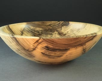 Highly Figured Hackberry Wood Bowl #1489