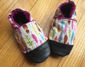 Outdoor Kids Shoes, Minimalist Soft Soled Sandals, Boho Baby, Summer Feathers, Toddler Slippers Rubber Soles, Summer Girl, Outdoor Baby Shoe