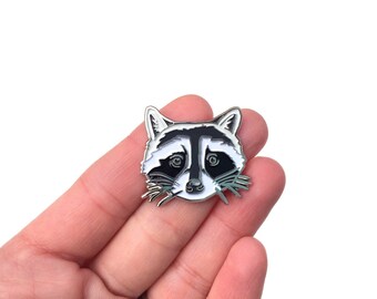 Raccoon Enamel Pin - Good Natured Art