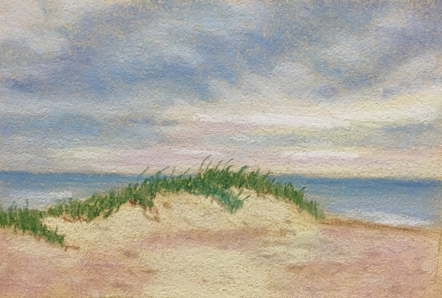 Original Impressionist Pastel Painting By Michigan Artist 4x6