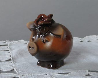 Pottery Pig | Etsy