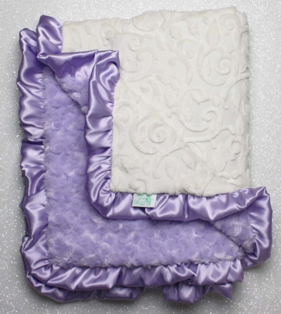 Items similar to Baby blanket, soft blanket, Baby girl, cream and