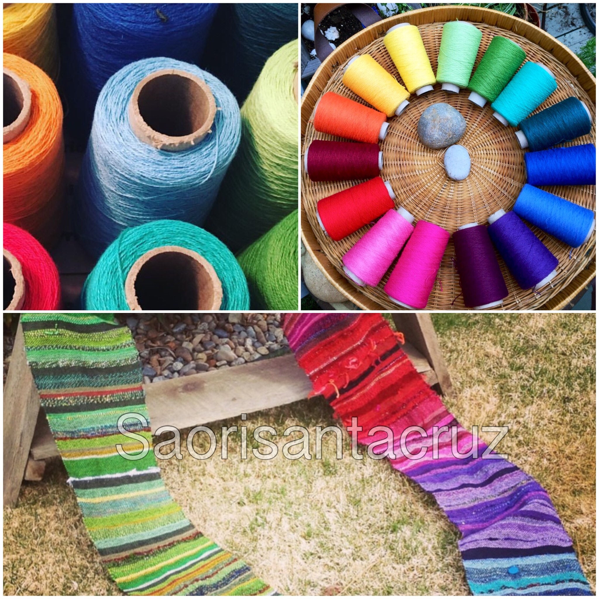 Organic cotton and cottonlin 15 cone weaving yarns