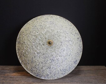Mid Century Fiberglass Clip-On Ceiling Light Shade // Pebble Texture // Retro Ceiling Light Shade // Bulb Shade