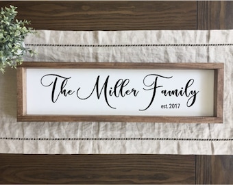 Family Name Sign | Family Established Sign | Family Established Wood Sign | Last Name Sign | Rustic Home Decor | Farmhouse Decor