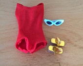 barbie red swimsuit