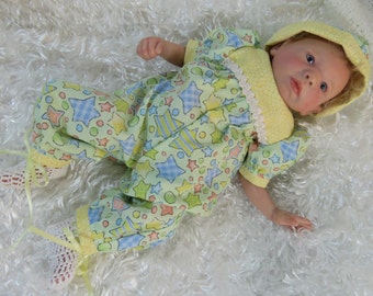 Silicone Reborn Baby Romper Set Unisex for 12 inch Doll CLOTHING ONLY!