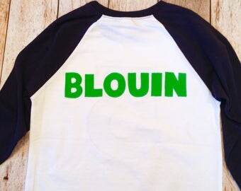 Last name surname Custom boys birthday shirt Personalized Add NAME -Monogram, Nickname, Initials, letters Baseball Shirt top 100 boys girls