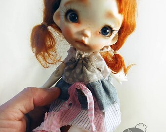 Baby Pin' BJD' doll , Full set,collectible resin OOAK, ball joint doll by Chrishanthi ''Ppinkydolls''two options