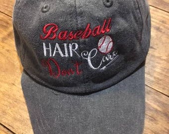 Glamping Hair Don't Care Baseball Hat