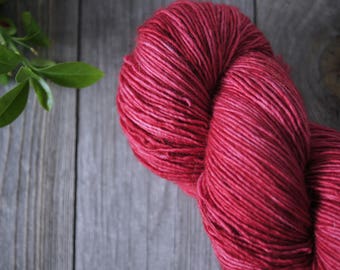 Kettle Dyed Yarn Superwash Merino . Fingering . 400 yards . 100 g . Moonlight . Shades of Pink . Colorway Kitty Nose