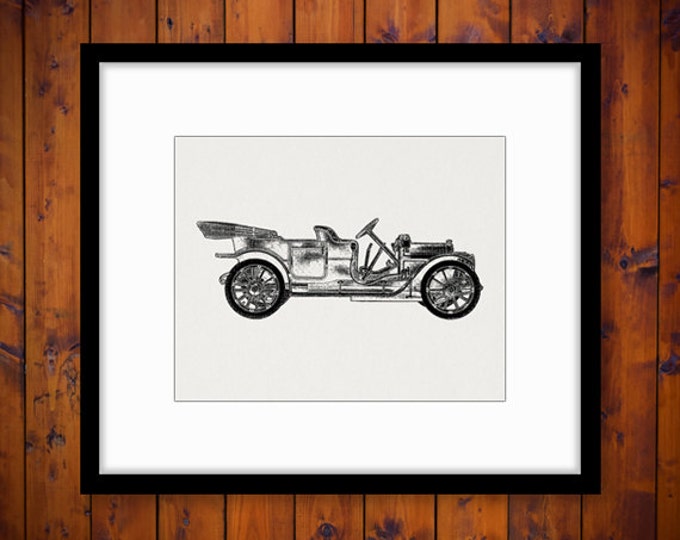 Printable Antique Car Image Graphic Automobile Download Illustration Digital Vintage Clip Art Jpg Png Eps HQ 300dpi No.3554