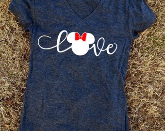 Love Disney Shirt, Family Disney Shirts, Mickey Minnie Shirts, Mickey T-shirt, Minnie T-Shirt, Family Shirts