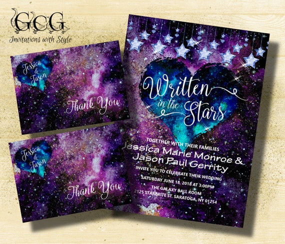 Galaxy Invitation Template 5