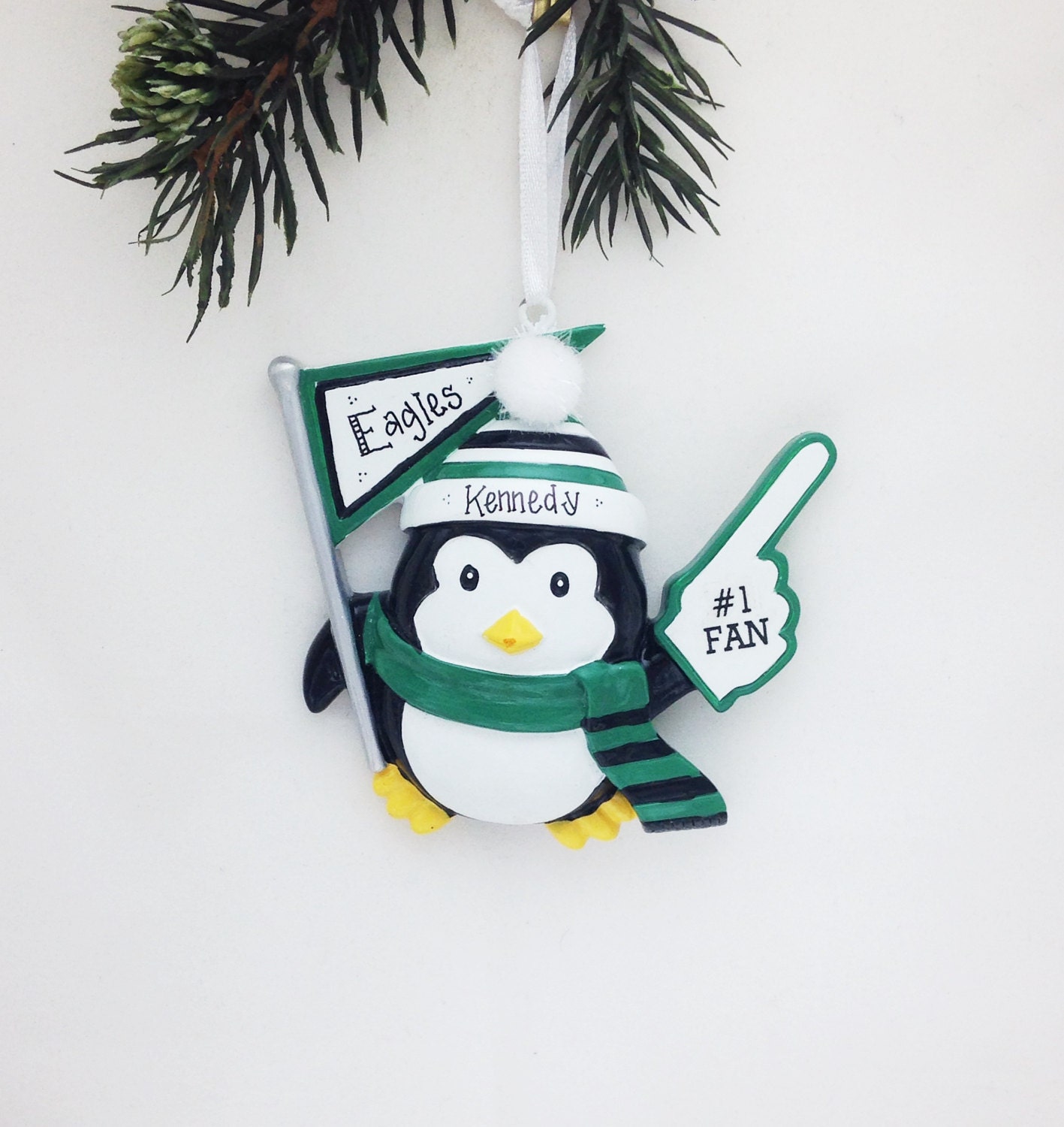 clearance sports fan personalized christmas ornament green clearance sports fan personalized christmas ornament green