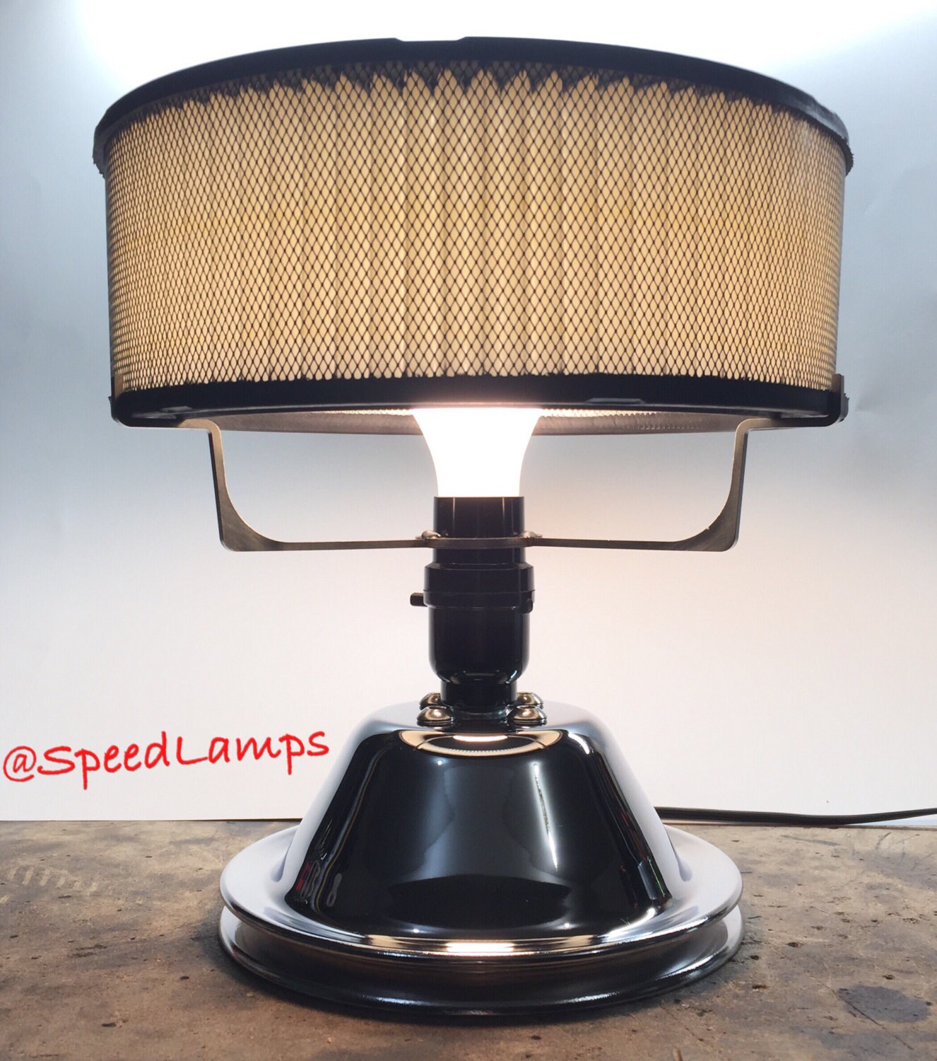 Chrome pulley lamp by Speed Lamps car parts air filter