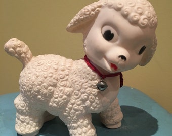 Vintage Lamb Squeak toy