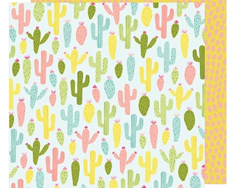 12x12 AC Dear Lizzy Paper - Cactus Cooler