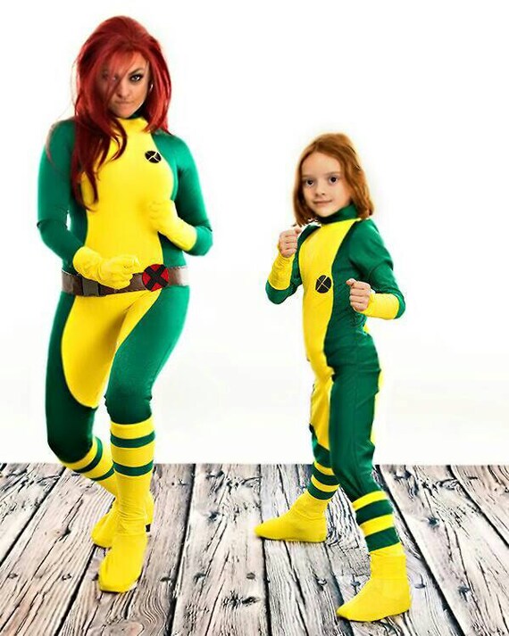 Children's Xmen Rogue Marvel cosplay Halloween Costume