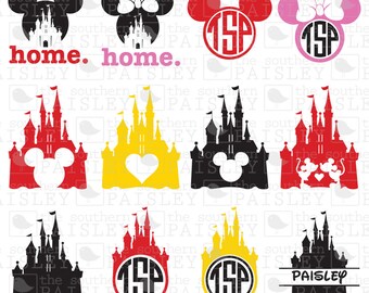 Disney Frames - .svg/.eps/.dxf/.ai for Silhouette Studio, Cricut, or other cutting software