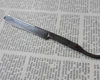 Straight Razor Solingen Mussel, Made in Germany