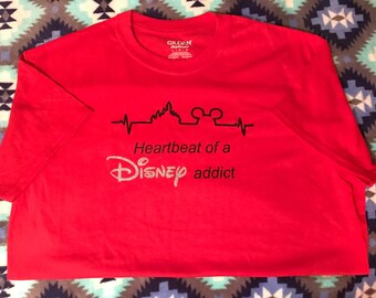 couple t shirt heartbeat