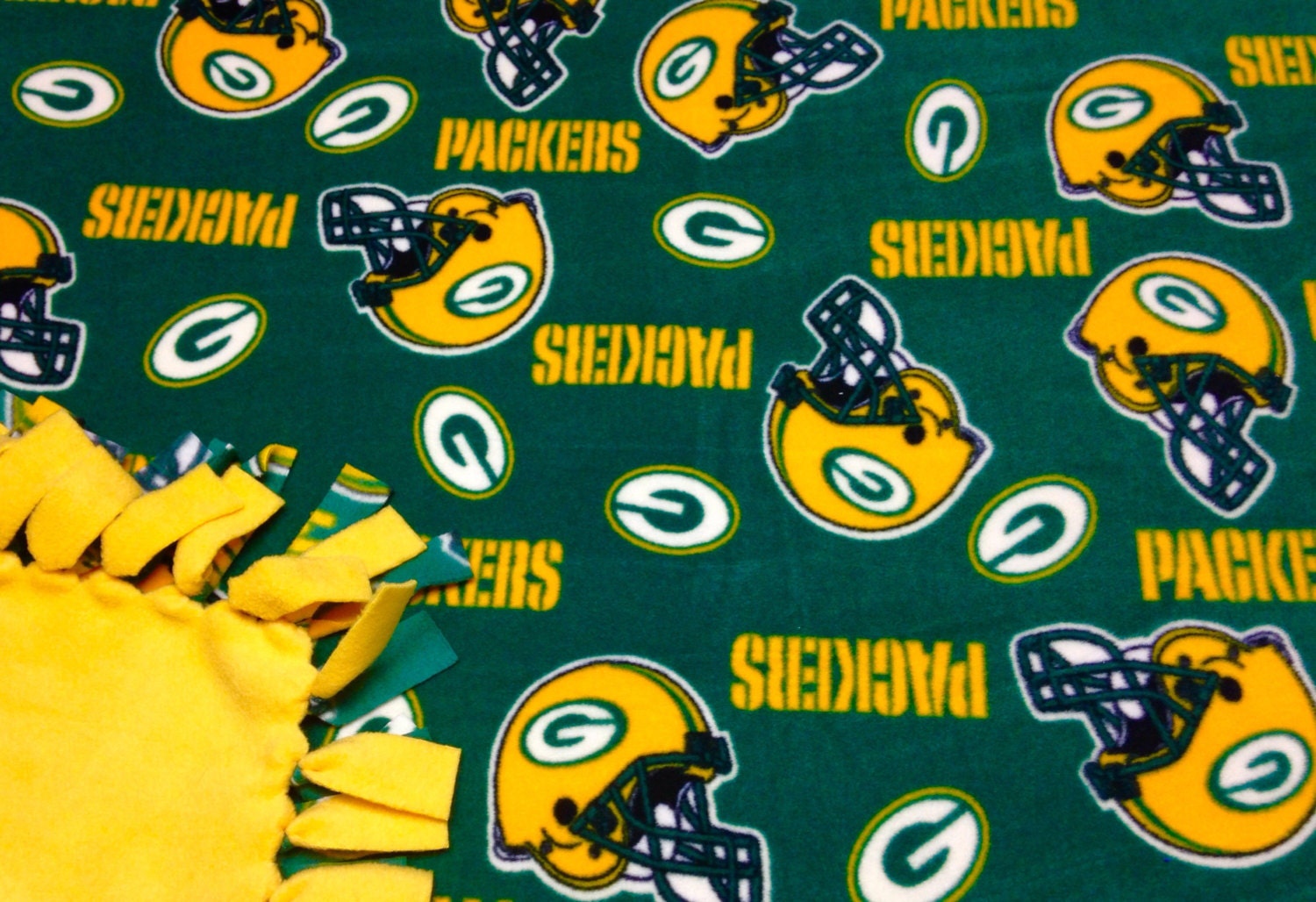 Green Bay Packers Fleece BlanketNo Sew Fleece BlanketLarge