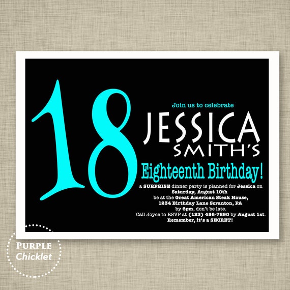 18 Birthday Invitations Free 9