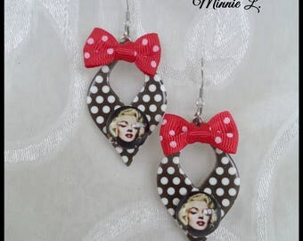 Boucles d'oreilles *Marilyn Monroe*