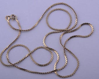 10ct Yellow Gold Link Chain (641l)