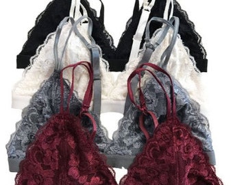 Clearance Beautiful Lacey Bralette: Small