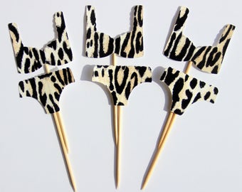Bachelorette cupcake toppers