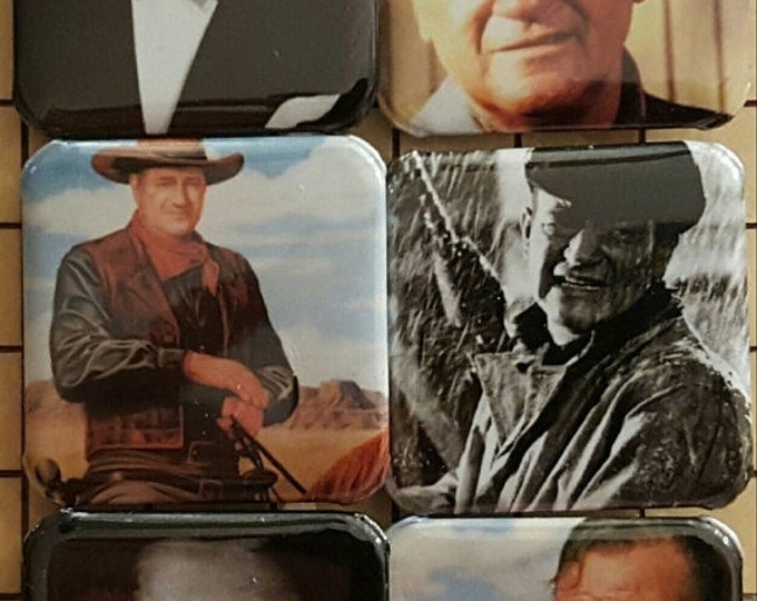John Wayne, John Wayne Art, Pins, Pin Backs, John Wayne Gifts