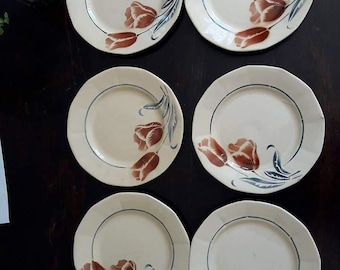 6 Ancient plate plates DIGOIN