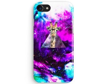 Giraffe Space - iPhone 7 case, Samsung galaxy S8 case iPhone 6 iphone 7 plus samsung galaxy S7 iphone SE 1P170
