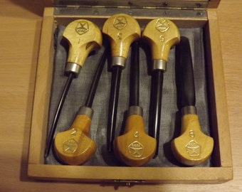 Very rare and well-known set of the USSR. For carving tool wood in perfect condition. The quality of the USSR! Woodcarving.
