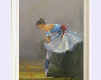 Ballerina painting, Oil Painting, Art print, Wall decor, Nursery decor ballerina, Ballerina print, Ballerina wall art , Ballerina, Giclee