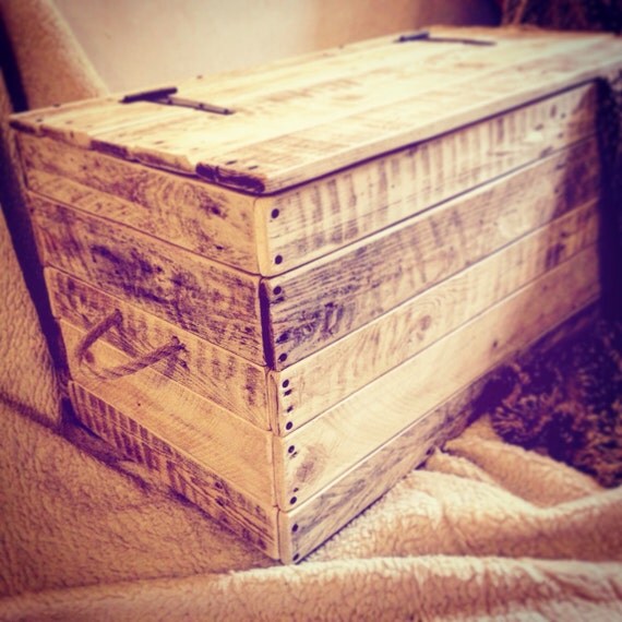Wooden blanket box