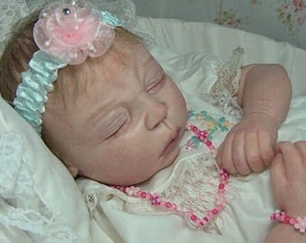 NIP-discontinued Amy Ferreira "Kailey" reborn doll KIT. Comes with a COA.