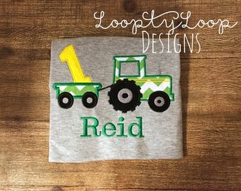 Tractor Birthday Shirt