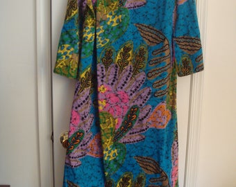 vintage TORI RICHARD HONOLULUlong wrap dress