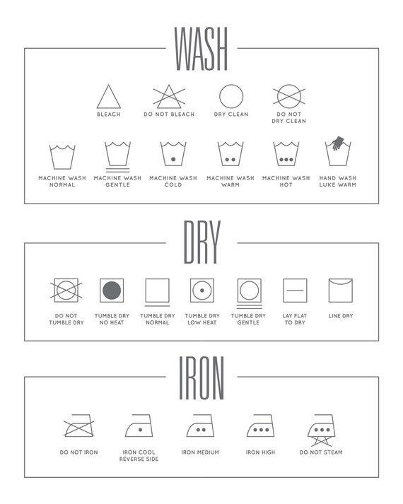 Laundry Cheat Sheet